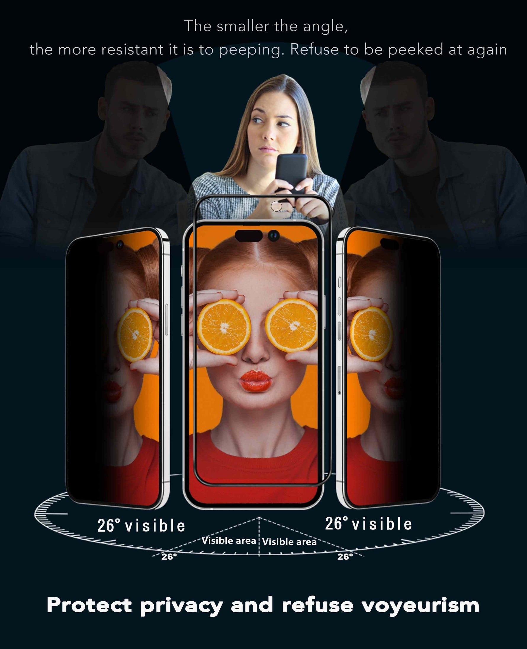 Anank iPhone 11 Pro Privacy Glass 2.5D
