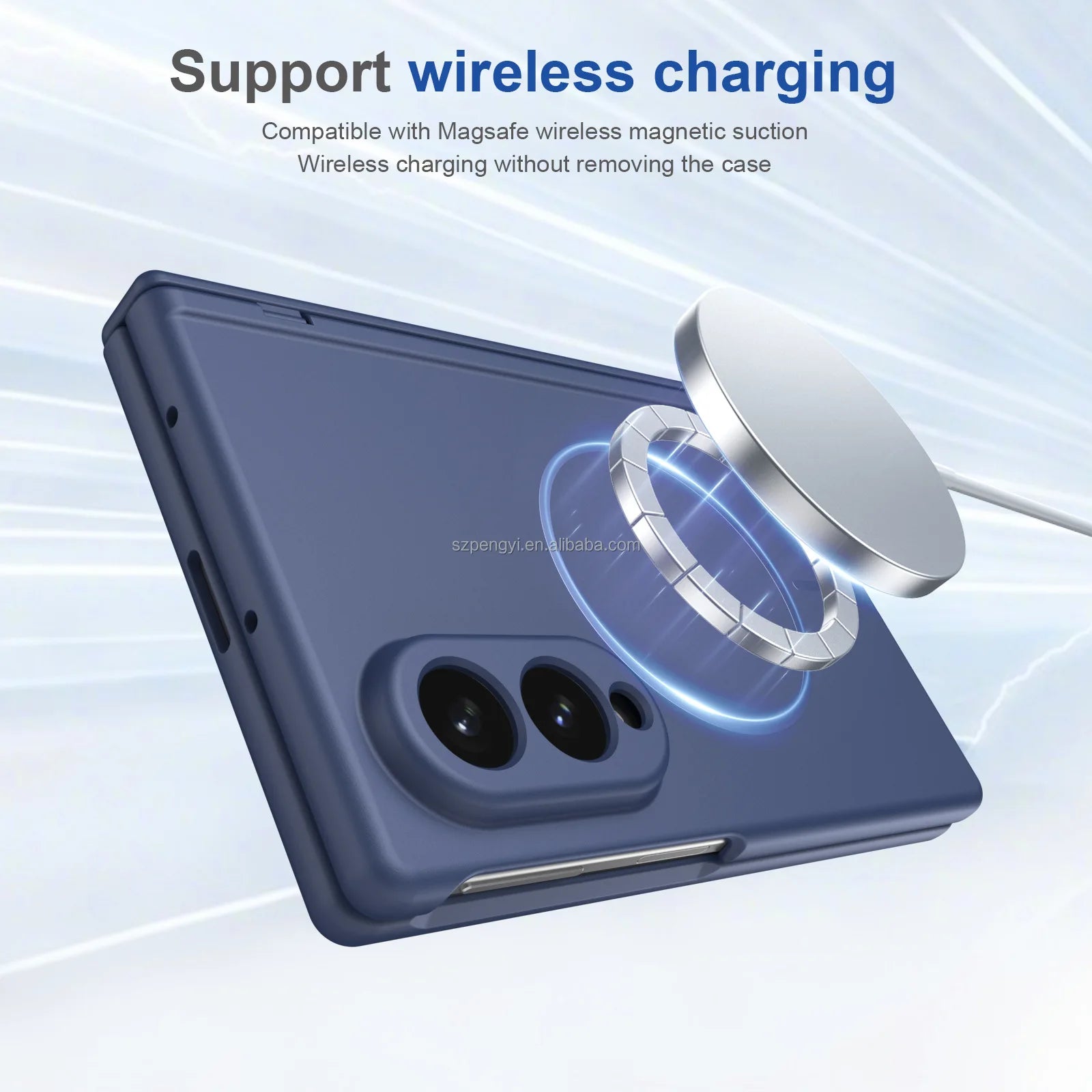 كڤر حماية Samsung Galaxy Z Fold 8 قابل للطي مع دعم MagSafe