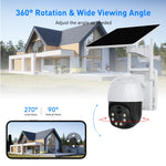 كاميرا مراقبة ذكية تعمل بالطاقة الشمسية عالية الدقة