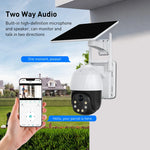 كاميرا مراقبة ذكية تعمل بالطاقة الشمسية عالية الدقة