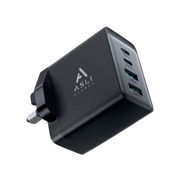 Asli 67W PD With GaN 2C2A Thundervolt Fast Charging Wall Charger - (HC-67B)