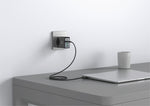 Asli Global Fast Charger 67W GaN Technology - 2 USB & 2 Type-C Ports | Black