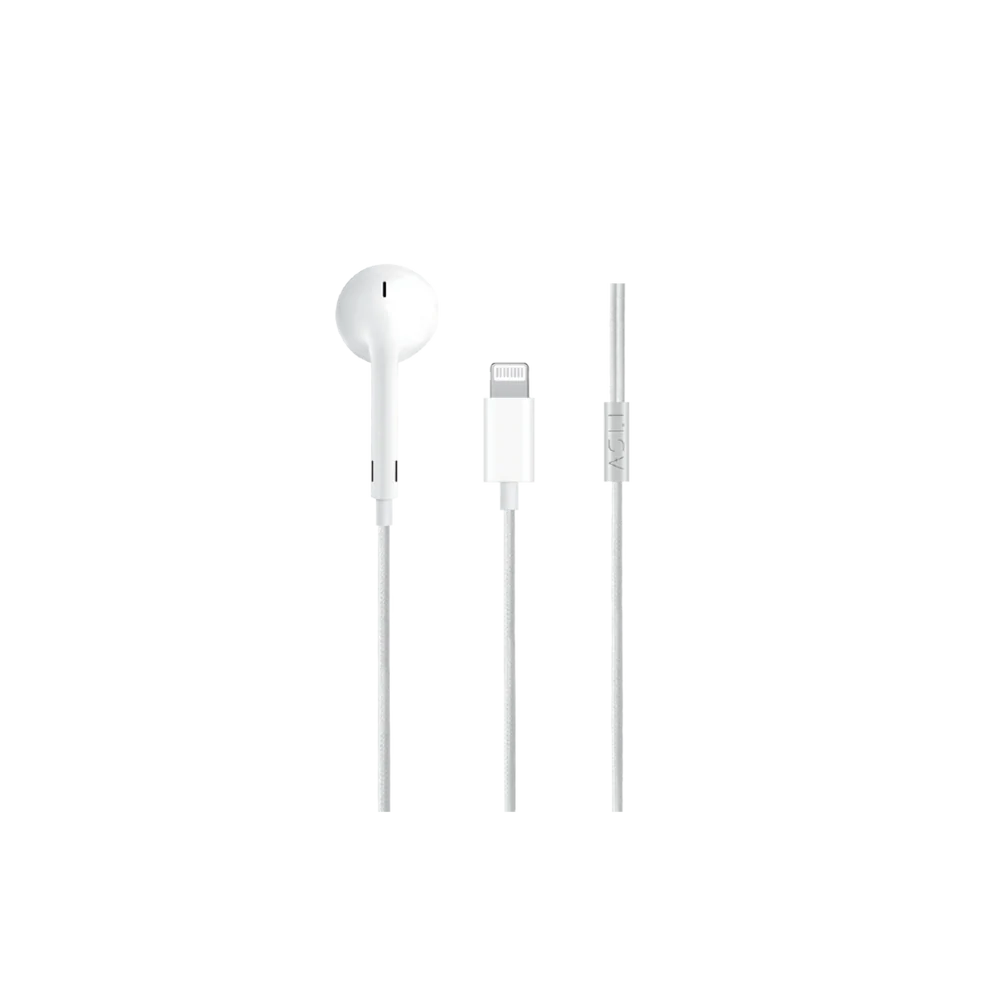 سماعة SoundPods أحادية من أسلي جلوبال  مع موصل Lightning، طول 1.2 متر 