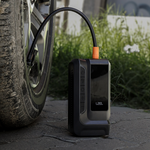 معزز لبطارية السيارة من LZEL EnergizeIgnite Air 12000mAh 12V مع كشاف LED ومنفاخ إطارات | رمادي/أسود