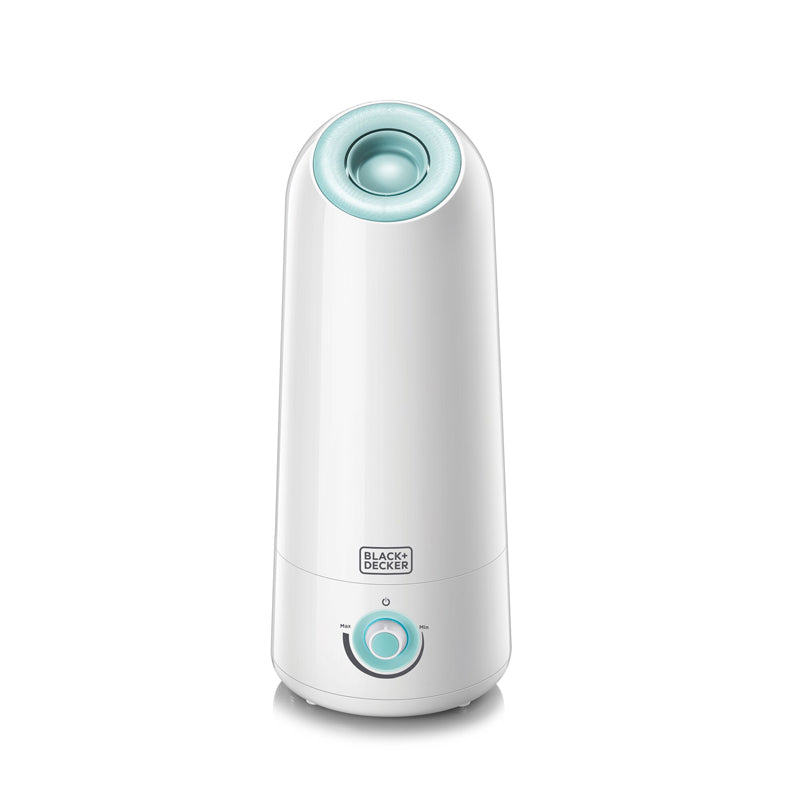 Black & Decker Air Humidifier  5L Capacity  Mist Level Control | White