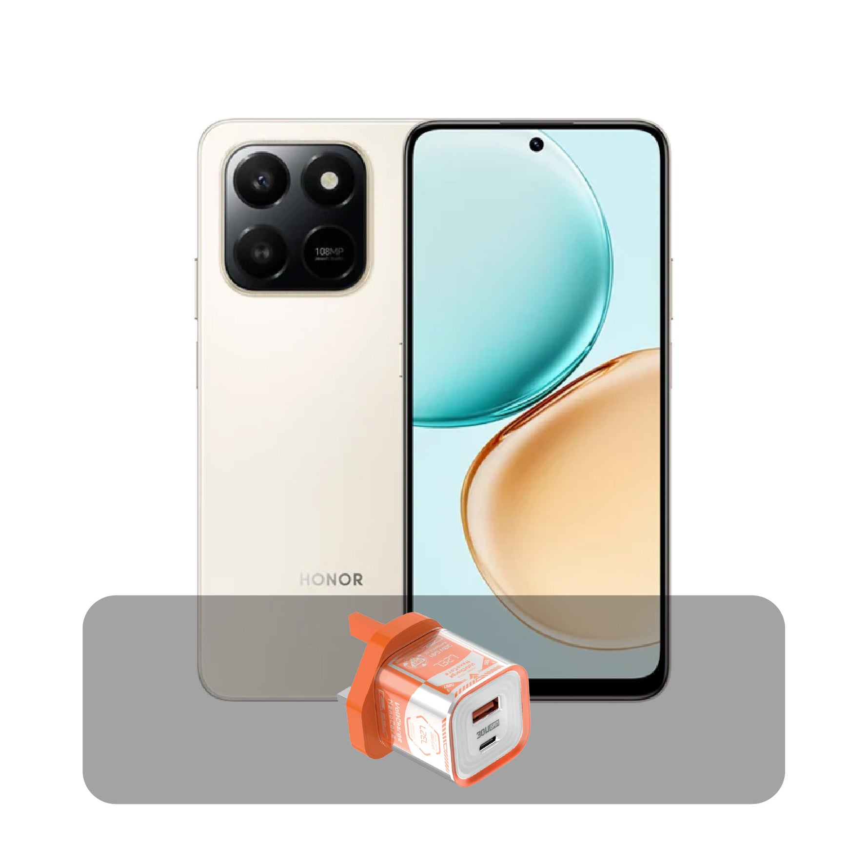 HONOR X7D 4G - 256GB - 8GB RAM + Bundle Offer | Desert Gold