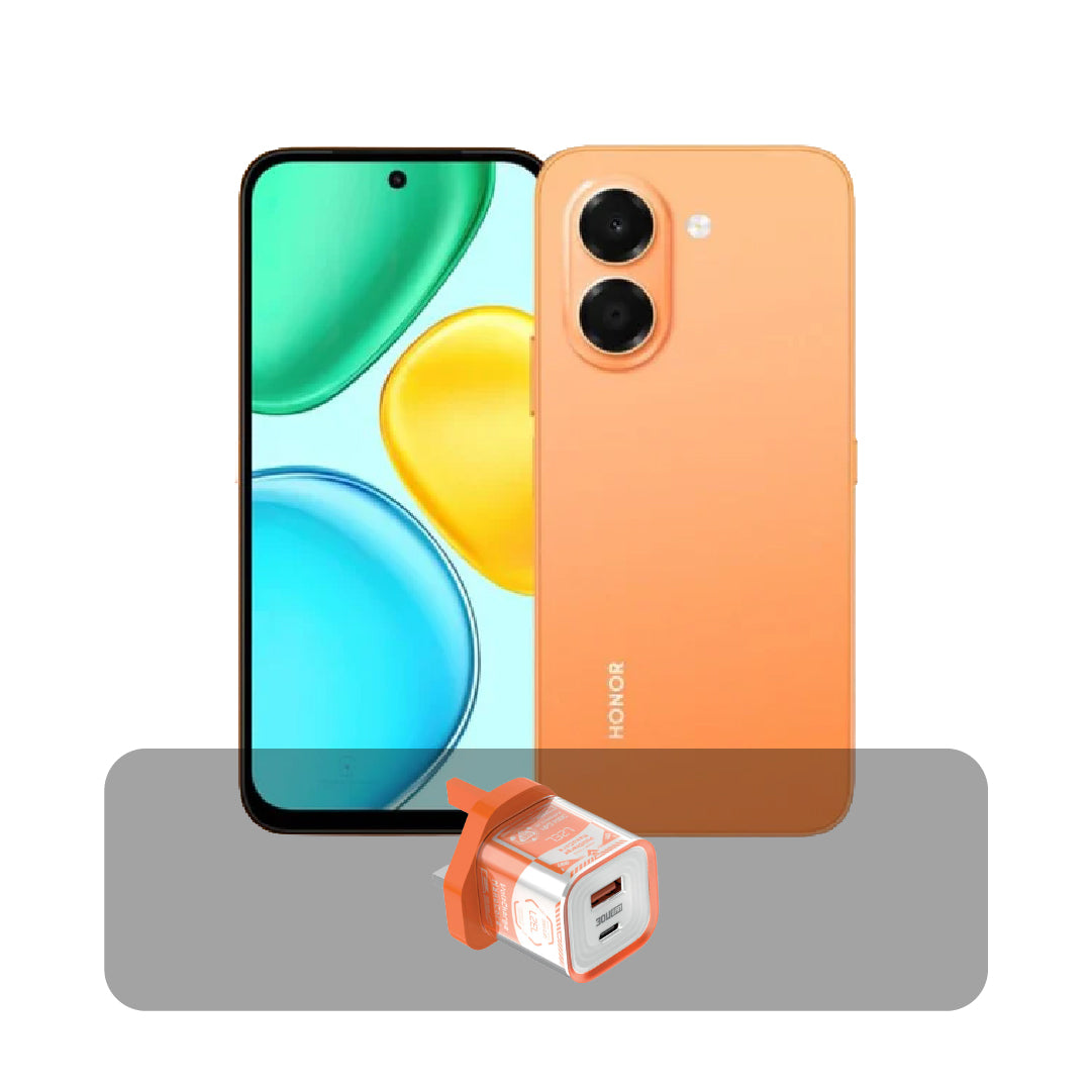 HONOR X7e – 256GB, 6GB RAM+ Bundle Offer | Sunrise Orange