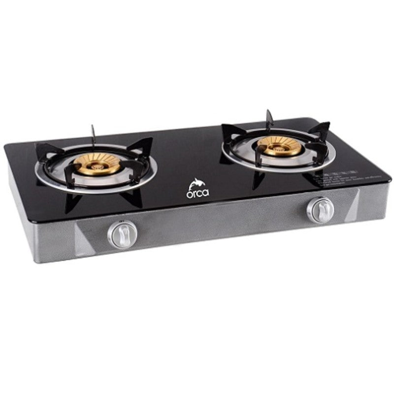 Orca Tabletop Glass Panel Gas Burner - HT-G-3205