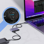 ليزل موزع Hubtrio Nexus من نوع USB-C ثلاثي في واحد لعده منافذ | أسود