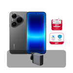 هاتف هواوي +Pura 90S Pro، 5G ، ثنائي الشريحة، 12GB RAM، 256GB، شاشة 6.6 بوصة OLED، 120Hz + عرض الباندل | أسود