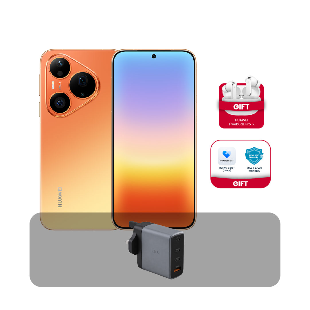 هاتف هواوي +Pura 90S Pro، 5G ، ثنائي الشريحة، 12GB RAM، 256GB، شاشة 6.6 بوصة OLED، 120Hz + عرض الباندل | برتقالي