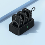 محطة الطاقة المحمولة TrioEnergia من ليزل 10,000 مللي أمبير × 3 تدعم الشحن اللاسلكي مع كيبل مدمج |أسود