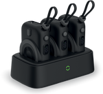 محطة الطاقة المحمولة TrioEnergia من ليزل 10,000 مللي أمبير × 3 تدعم الشحن اللاسلكي مع كيبل مدمج |أسود