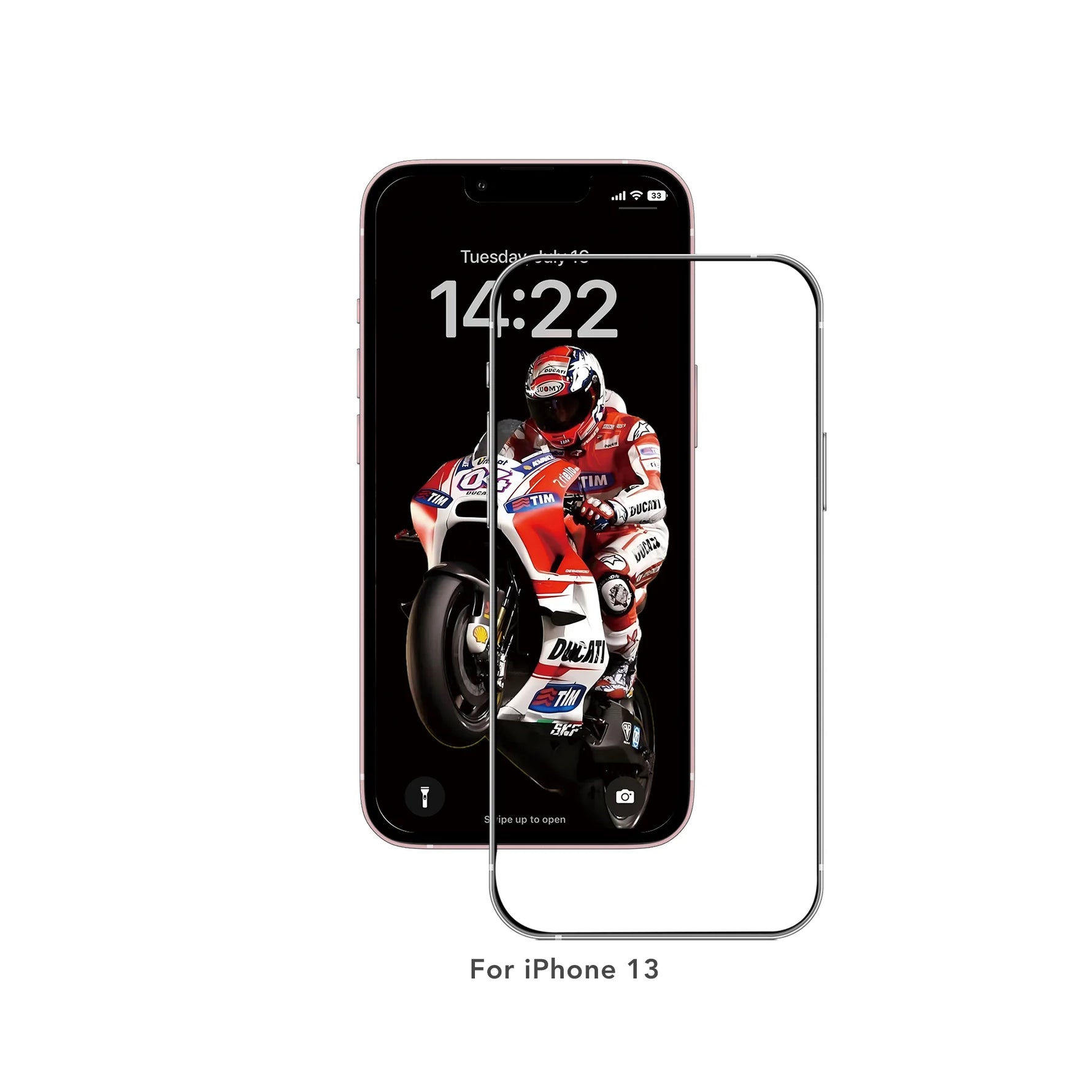 Anank iPhone 13 2.5D Tempered Glass