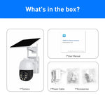 كاميرا مراقبة ذكية تعمل بالطاقة الشمسية عالية الدقة