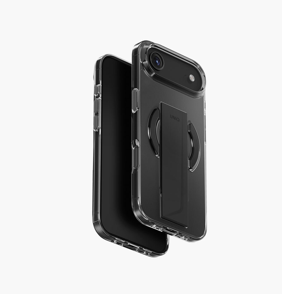 كڤر حماية Uniq Hybrid Heldro Air MagSafe لهاتف iPhone Air | أسود ضبابي