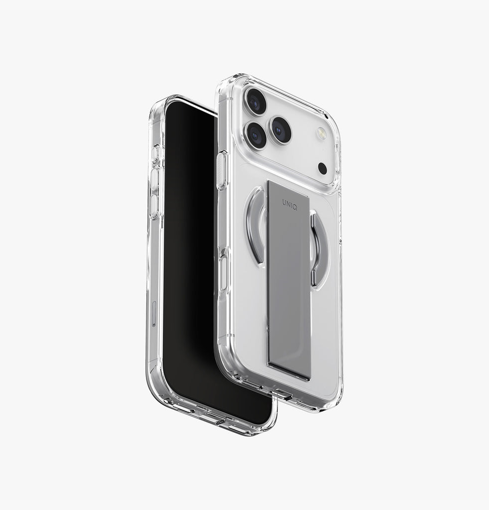 Uniq Hybrid Heldro Air MagSafe Case for iPhone 17 Pro Max | Lucent Clear