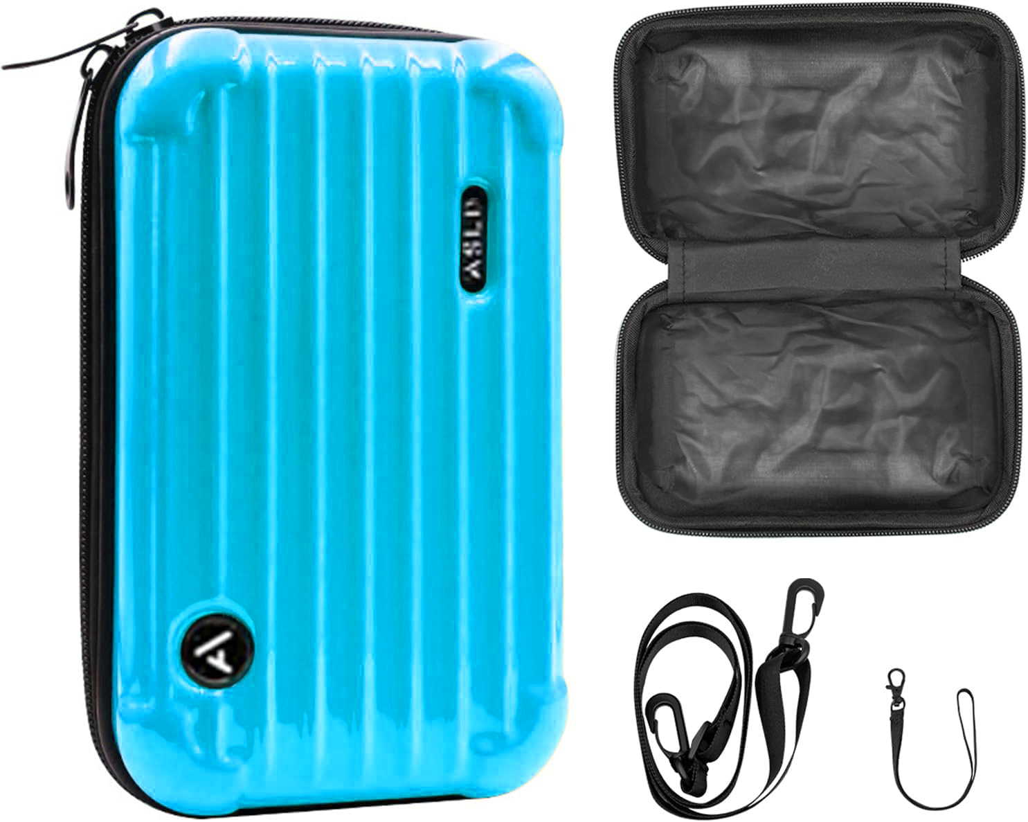 Asli Global Hard Shell Amenity Case Travel Bag  |Regant Gray