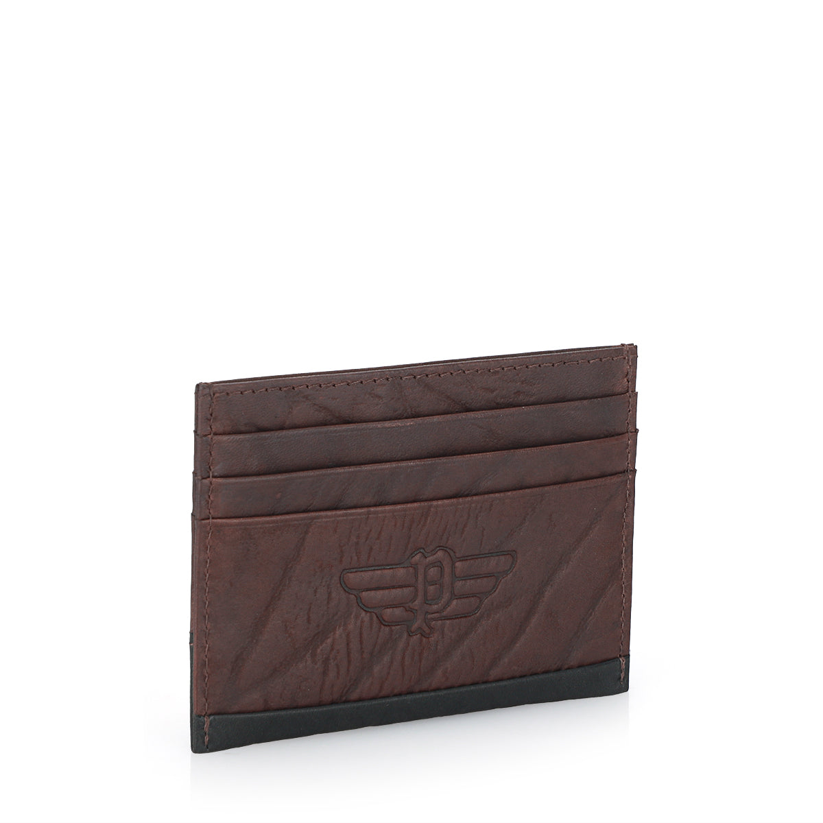 Police Card Case Tolerance Brown