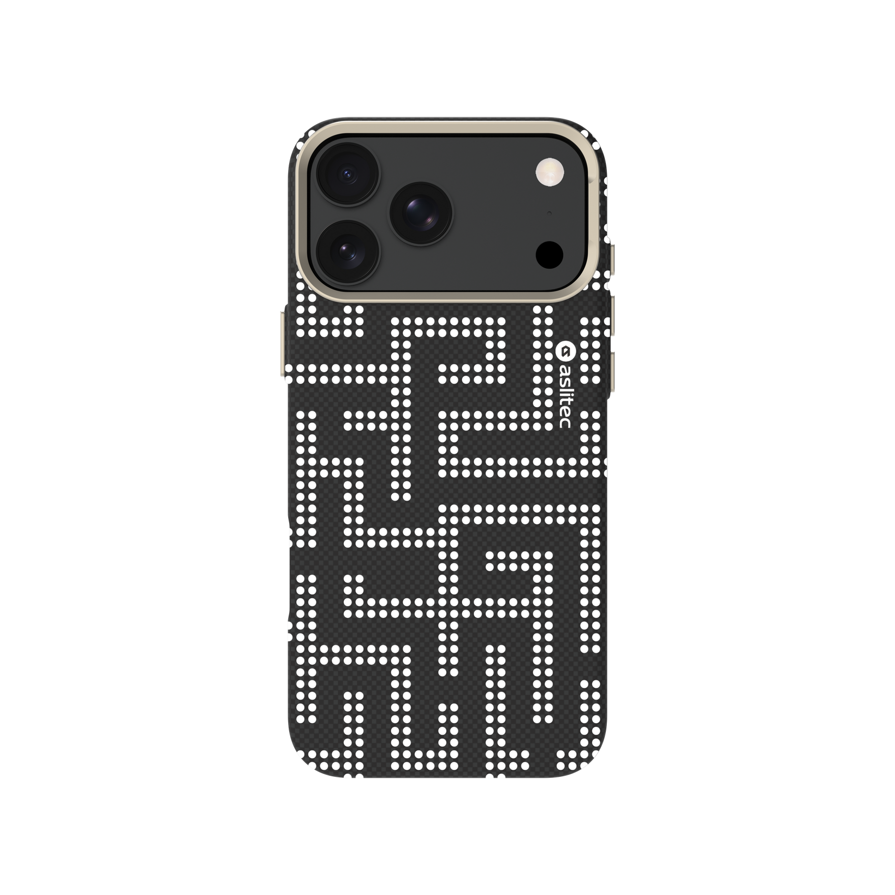 كفر aslitec MAZEMAG بدعم MagSafe ونقشة المتاهة ولمسات معدنية لـ iPhone 18 Pro و18 Pro Max
