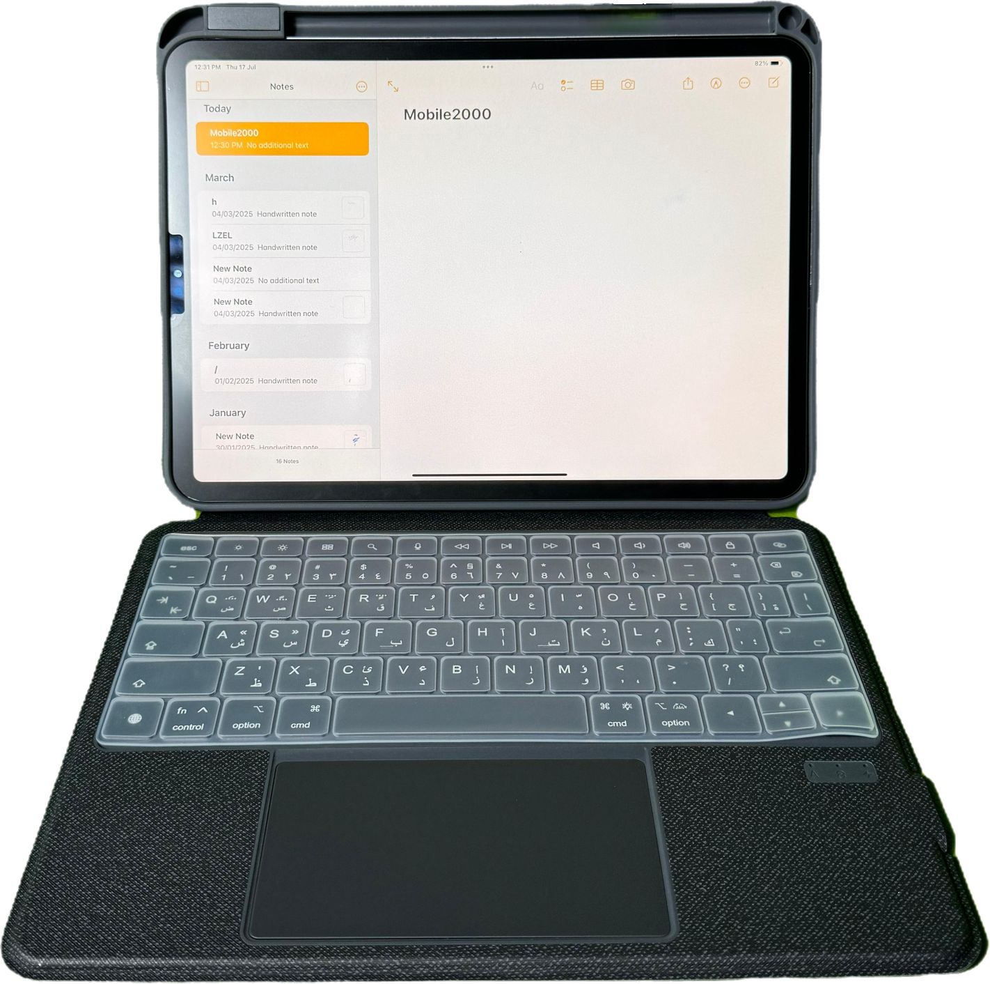 LZEL ZenKey Neura Series Smart Keyboard Case for iPad 10.9” & 11” (A16) 2025 | Black