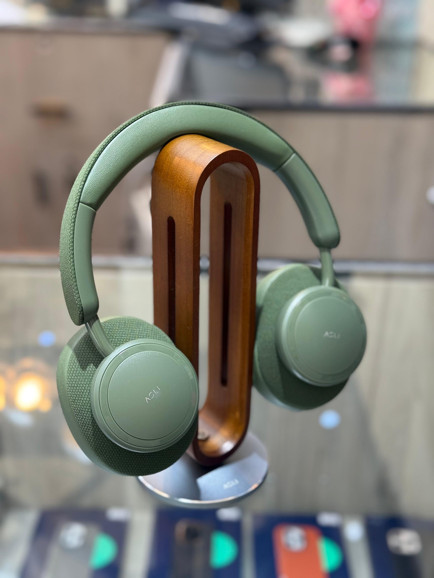 سماعة Echo Max من أسلي جلوبال لاسلكية  بصوت فائق| أخضر