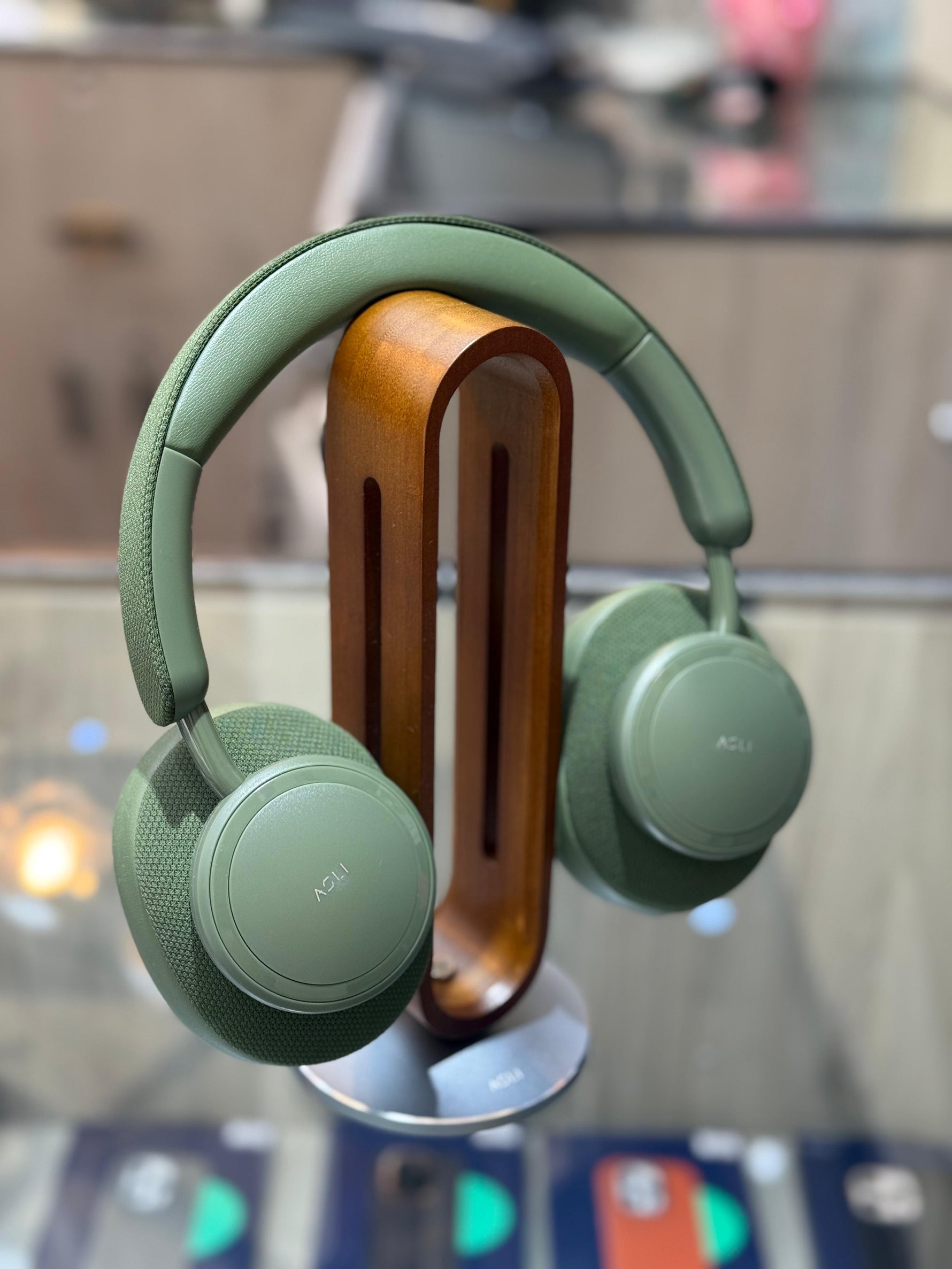 سماعة Echo Max من أسلي جلوبال لاسلكية  بصوت فائق| أخضر