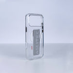 aslitec Magstand Crystal Clear Magsafe With Leather Kickstand Case For iPhone 18 Pro Max