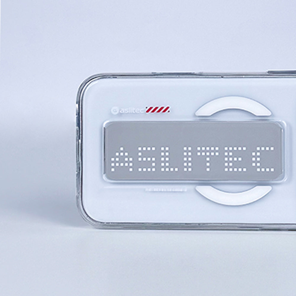كڤر حماية aslitec Magstand شفاف مع MagSafe وحامل قابل للطي من الجلد لآيفون 18 Pro 