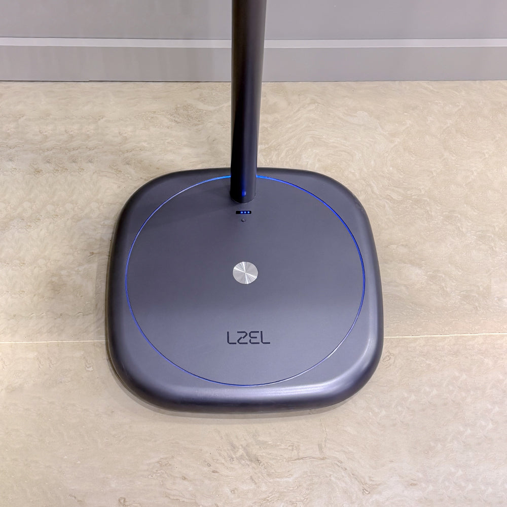 شاشة ذكية معدنية مقاس 32 بوصة من LZEL بنظام Android 12، بطارية 10000 مللي أمبير، ذاكرة 8+128 جيجابايت، معالج ثماني النواة، ودعم 4G LTE مع كاميرا مدمجة | رمادي