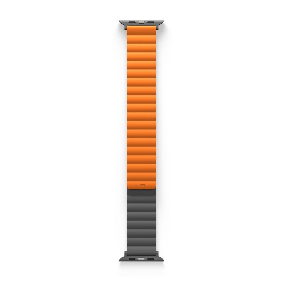 Uniq Revix Reversible Magnetic for Apple Watch Strap 42/44/45mm | Charcoal Grey/Orange