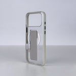كڤر حماية aslitec Luxestand Mag الشفاف مع MagSafe وحامل جلدي لهاتف iPhone 18 Pro 