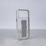 كڤر حماية aslitec Luxestand Mag الشفاف مع MagSafe وحامل جلدي لهاتف iPhone 18 Pro Max