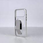 كڤر حماية aslitec Luxestand Mag الشفاف مع MagSafe وحامل جلدي لهاتف iPhone 18 Pro Max