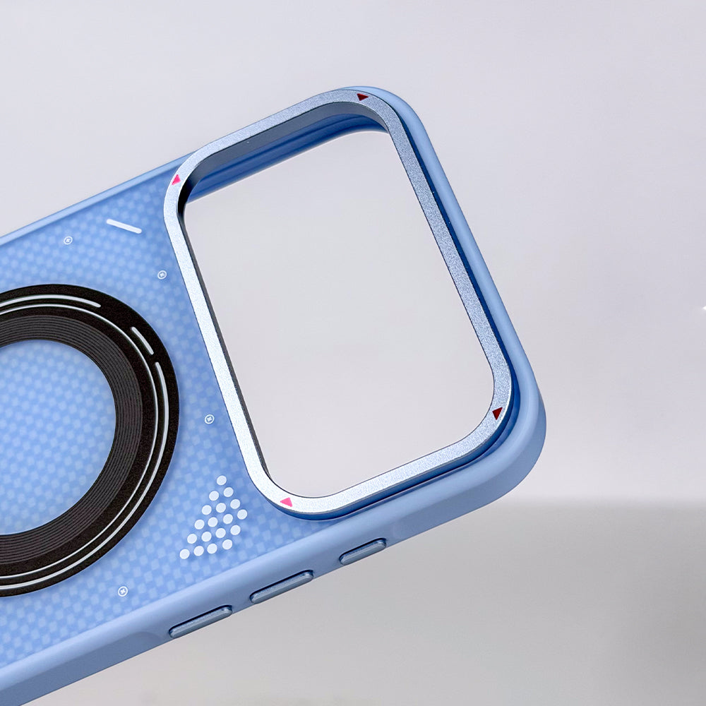 كڤر حماية aslitec Cybermech بتصميم هجين ولمسات معدنية ومتوافق مع MagSafe لهاتف iPhone 18 Pro & 18 Pro Max