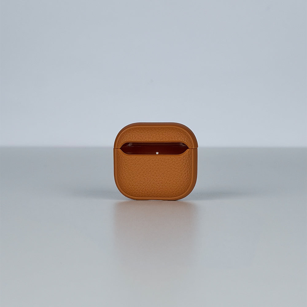 كڤر حماية QIYANG بتصميم جلد الليتشي لسماعات AirPods 5
