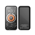 بطارية متنقلة Momax Q.mag Power 13 مغناطيسية لاسلكية – بسعة 10000mAh | أسود