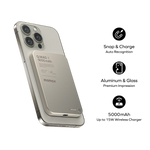 Momax 5000mAh Q.Mag X Magnetic Wireless Battery Ultra Slim | Titanium Gold