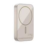 بطارية متنقلة لاسلكية Q.mag مغناطيسية  X1 بسعة 10000 مللي أمبير من Momax | تيتانيوم طبيعي