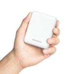 بطارية متنقلة MOMAX Q.MAG Minimal 2 مغناطيسية سعة 10000mAh | أبيض