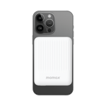 بطارية متنقلة MOMAX Q.MAG Minimal 2 مغناطيسية سعة 10000mAh | أبيض