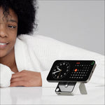 بطارية لاسلكية مغناطيسية مع كيبل USB-C مدمج من موماكس 1-Power X Pro سعة البطارية 10000 مللي أمبير | أسود