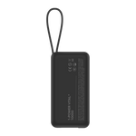 بطارية متنقلة Momax 1-Power Vital بسعة 10000 مللي أمبير مع كابلين مدمجين USB-C و Lightning | أسود

