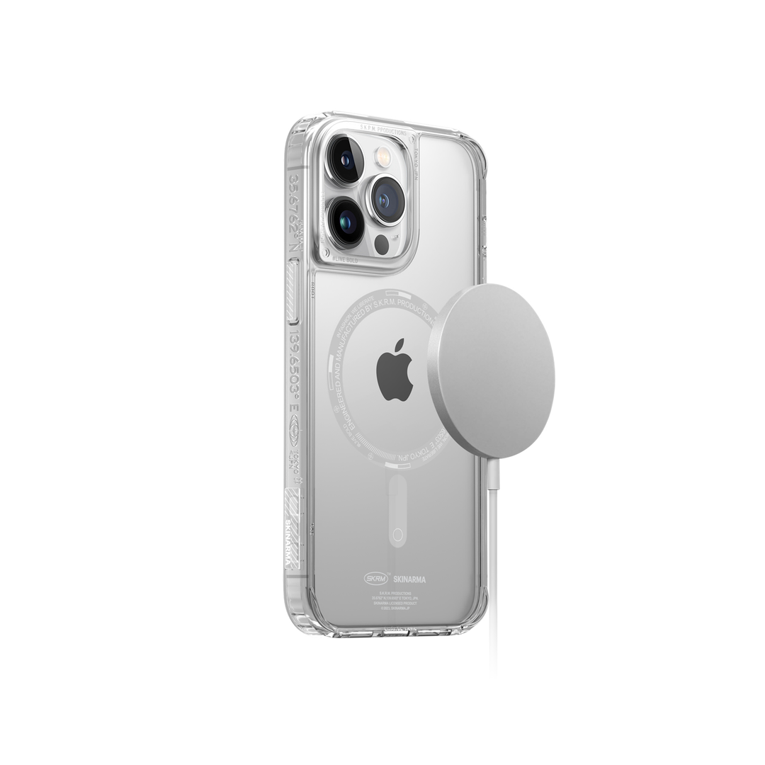 SkinArma iPhone 14 Pro Saido Case with Magsafe | Clear