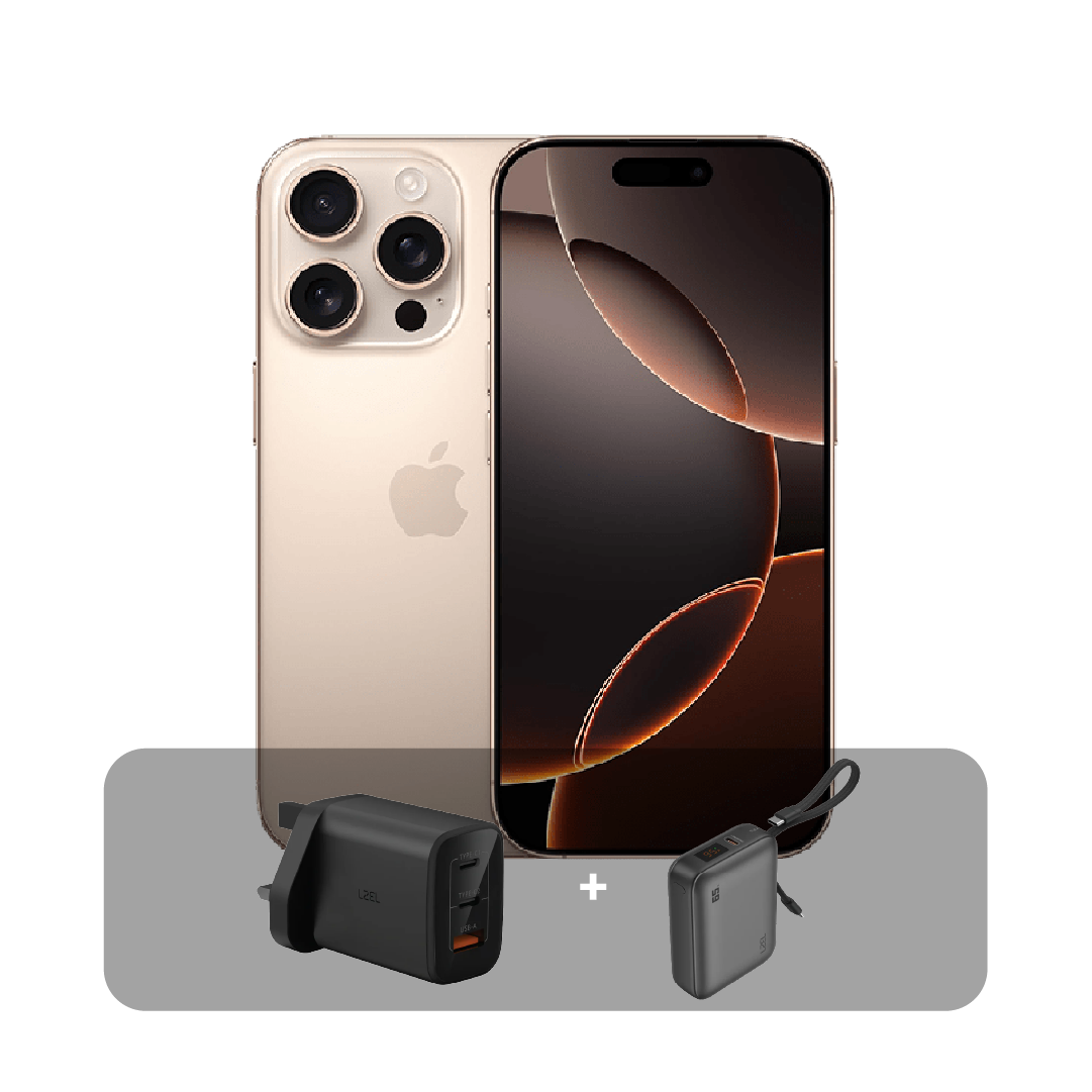 Apple iPhone 16 Pro Max 256GB 6.9 inch + Bundle Offer | Desert Titanium