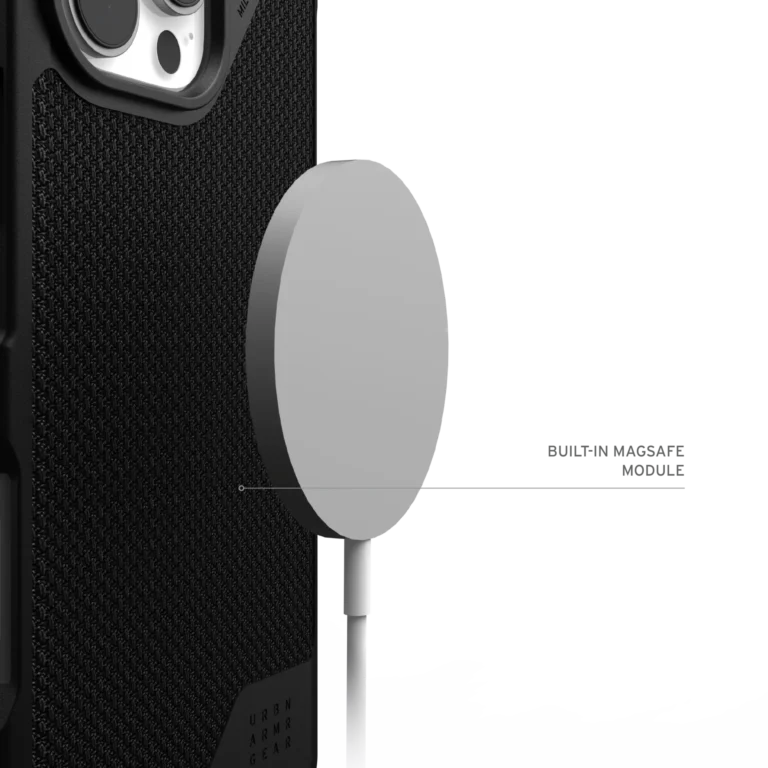 UAG iPhone 16 Pro Max MagSafe Metropolis LT Case | Kevlar Black
