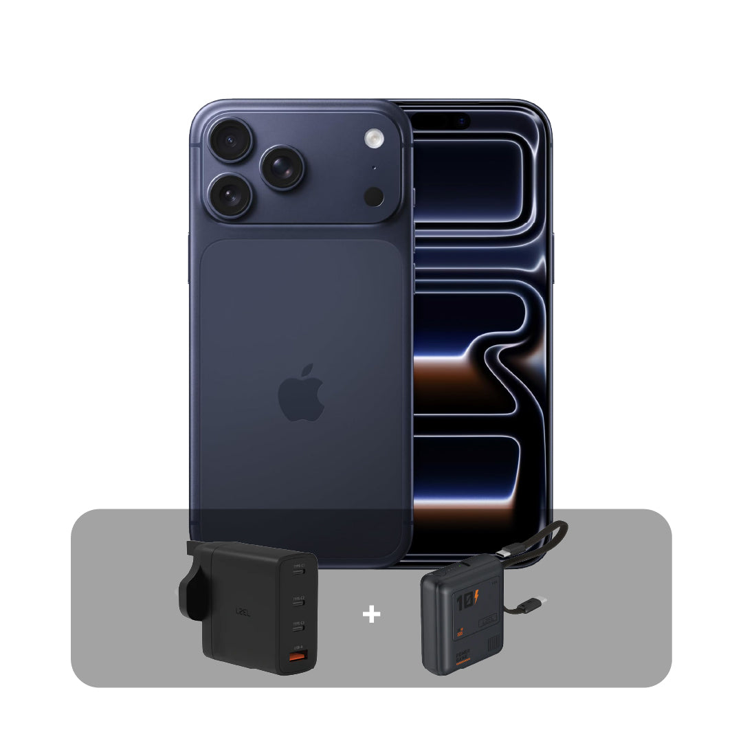 Apple iPhone 17 Pro Max- 256GB - 6.9 inch - Dual eSim+ Bundle Offer (Japanese Version) | Deep Blue