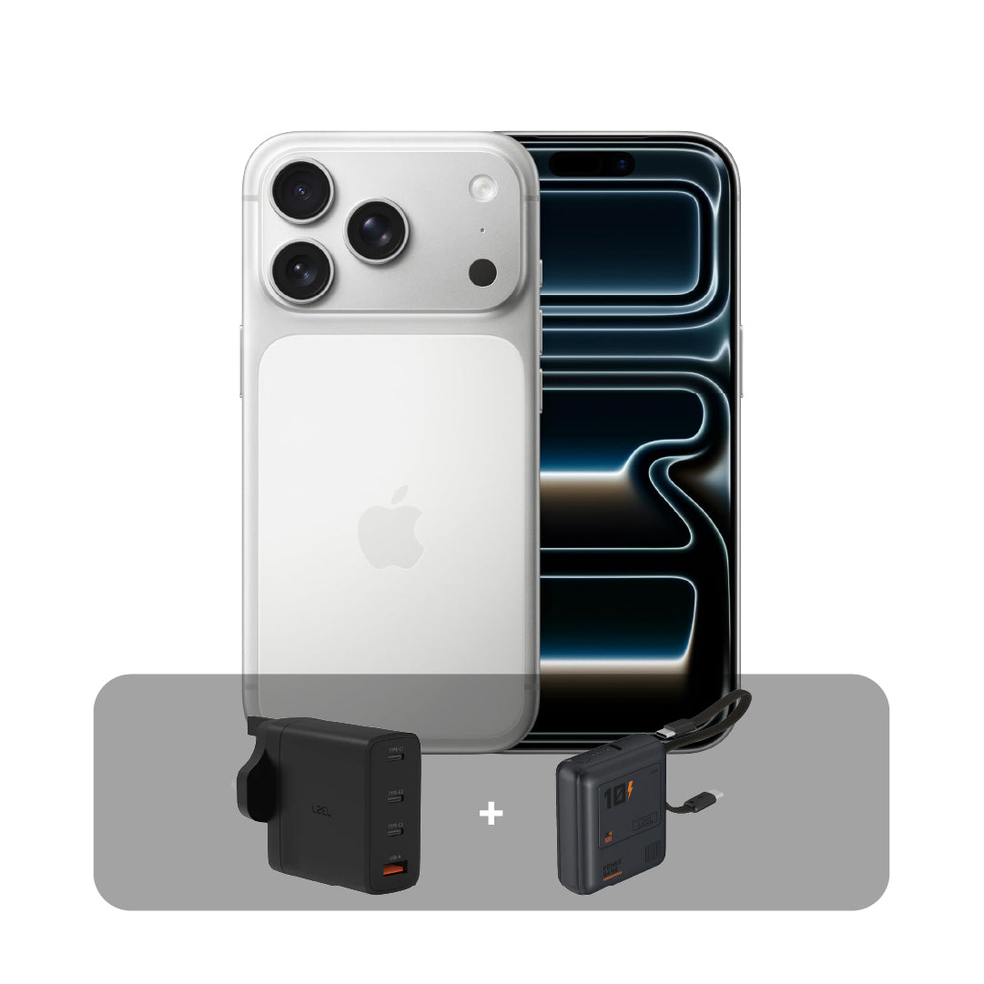 Apple iPhone 17 Pro Max- 256GB - 6.9 inch - Dual eSim+ Bundle Offer (Japanese Version) | Silver
