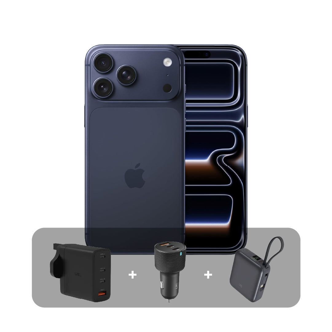Apple iPhone 17 Pro Max- 512GB - 6.9 inch - Dual eSim+ Bundle Offer (Middle East Version) | Deep Blue