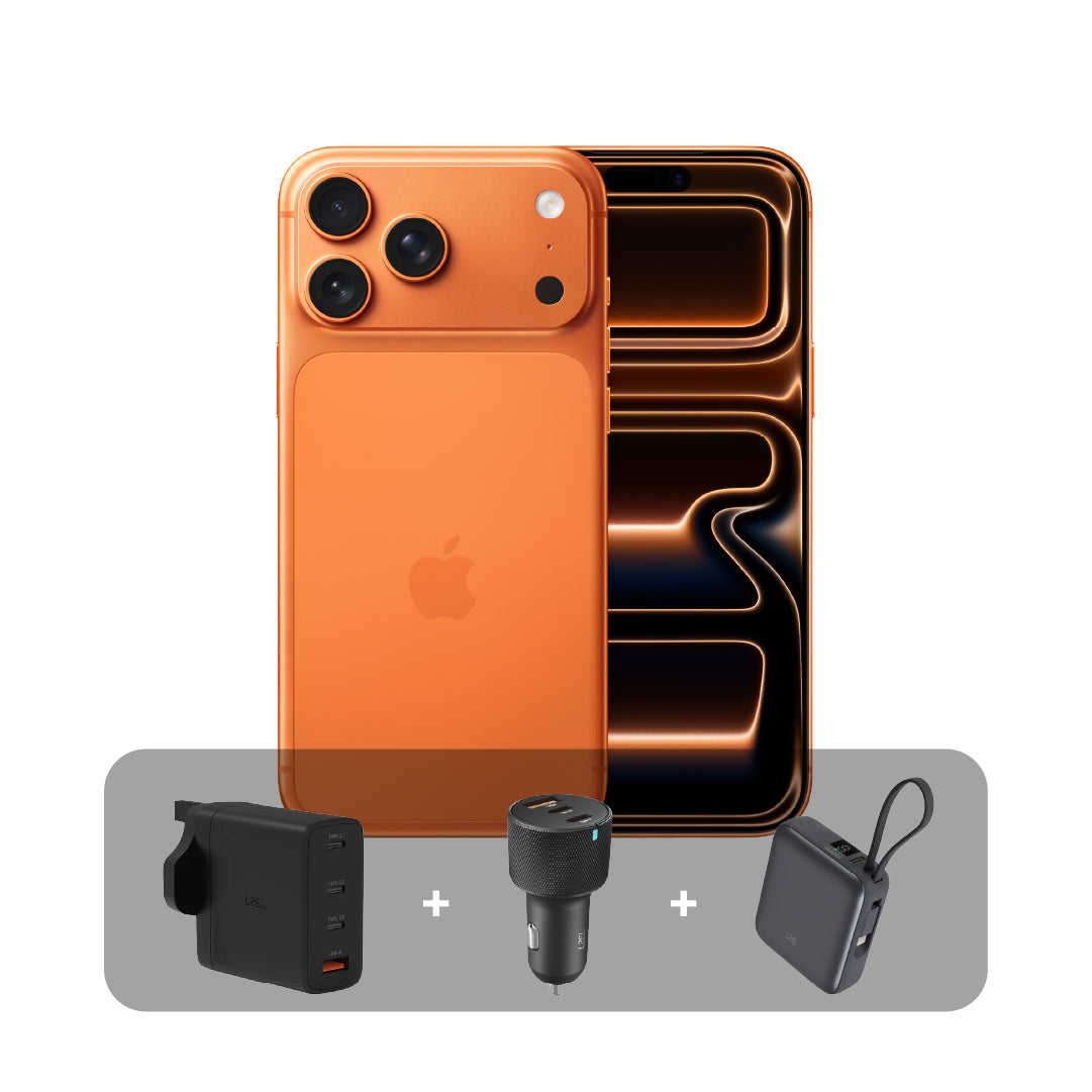 Apple iPhone 17 Pro Max- 512GB - 6.9 inch - SIM + eSim+ Bundle Offer (Hong Kong Version) | Cosmic Orange